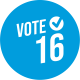 Logo der Kampagne Vote 16